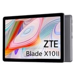 Tablet ZTE TAB Blade X10II 4G i färgen grå med en skärm på 10.1" HD+, 1280 x 800 pixlar, 4GB RAM + 64GB och Octa-core CPU upp till