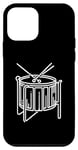 iPhone 12 mini Steel Drums Line Art For Musicians Steel Drum Case