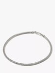 AllSaints Unisex Sturdy Collar Necklace, Silver