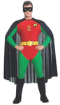 Rubies- Robin Classic Mens Costume DC Comics Déguisement Adulte, 888082L, Rouge/Vert, L