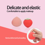 Makeup Sponge Set Soft Portable Makeup Blender Fruit Shaped Elastic Beauty