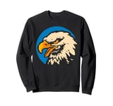 Retro Bald Eagle Bird American Animals Sweatshirt