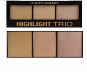 City Color Highlight Trio Bronze Palette Highlighting Contour Kit - 3 Shades