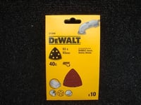 DEWALT DT3090 10 DETAIL MULTI TOOL SANDING SHEETS 40GRIT 93MM DCS355 D26430