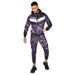 BIBOKAOKE Men's Jogging Suit Long Sleeve Hoodie Sweatshirt Sports Trousers Slim Fit Gym Training Tracksuit Jogger Jogging Suit Sports Suit Basic Design Tracksuit Leisure Suit with Pockets