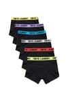 Tokyo Laundry Mens 6-Pack Cotton Boxers - Black - Size X-Large