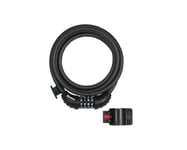 MASTER LOCK Cable Antivol Vélo [1,8 m Câble] [Combinaison] [Extérieur] [Support Fixation Vélo] 8120EURDPRO - Idéal pour Vélo, Vélo Electrique, Skateboard, Poussettes, Tondeuses et autres Equipements