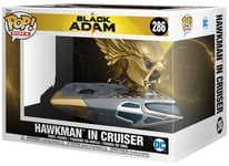 Black Adam Hawkman En Cruiser Pop Rides #286 Vinyl Figurine Funko