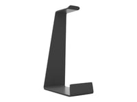 Multibrackets M Headset Holder - Monteringssett (Skrivebordsstativ) - For Hodetelefoner / Hodesett - Aluminium - Svart - Skrivebord