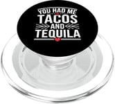 Tacos And Tequila Lover Gift Funny Cinco De Mayo Fiesta PopSockets PopGrip for MagSafe