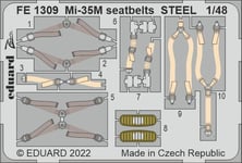 Eduard Accessories FE1309 - 1:48 Mi-35M Ceintures de Sécurité Steel pour Zvezda