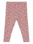 Floral Print Leggings Bottoms Leggings Pink Mango