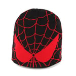 Mode Tjock Varm Höst Stickad Mössa Hip Hop Spider Web Beanie Black