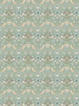 Morris & Co. Mini Strawberry Thief Print Fabric, Aqua