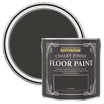 Rust-Oleum Black Scratch-Resistant Floor Paint in Matt Finish - Dark Magic 2.5L