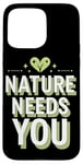 Coque pour iPhone 15 Pro Max Optimisme climatique Journée de la Terre Durabilité Green Future