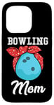 Coque pour iPhone 15 Pro Bowling Mom Funny Bowling Team Mothers Bowler