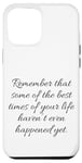 Coque pour iPhone 12 Pro Max Message de motivation, citation d'affirmation, pensée positive