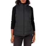 Amazon Essentials Veste Doudoune Épaisseur Moyenne Femme, Noir, XXL