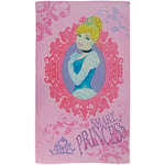 CTI Drap DE Plage 70X120 Disney Princesses Midnight, 100% Coton 320GR/M2, Rose