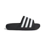 adidas Sandal Adilette 24 - Sort/hvit, størrelse 48½