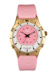 GUL No.2 538313207W Guld Rosa/Vit Rosa Silikon Klocka Guld boett, Rosa tavla, Rosa armband