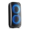 Enceinte Active sur Batterie NGS WILDTEMPER - 200W, Bluetooth USB, 2 Entrées Micros pour Karaoké, Lumières LED RVB, Fonction TWS