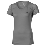 ASICS Women's Running T-Shirt (Size XS) Fuze X S/S V-Neck Logo Top - New