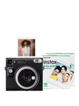 Fujifilm Instax Square Sq40 Instant Camera With 20 Shot Pack - Black