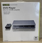 Technika Compact DVD Player DVD1033 inc Remote SCART Compatible For Caravan NEW