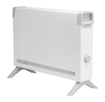 ML2T 2kW Convector Heater, Freestanding Electric Plug In Convector