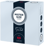 Condoms Large Mister Size King 60mm Extra Wider Latex Width XL Super 36 Pack