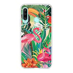 Evetane - Coque Silicone Compatible Huawei P30 Lite/ P30 Lite XL - Protection Intégrale 360, Fine et Transparente - Coque Avant & Arrière - Haute Résistance - Animaux Tropicaux