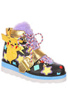 Pikachu Party Fashion Trainer, Q122 Pokemon Black/Yellow A, EUR 36 (UK 3.5)