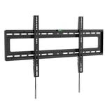 BRATECK 37-70&#039; Fixed wall mount TV bracket. Max load: 50Kgs. VESA support up to: 800x400. Built-in bubble level. Curved display compatible. Colour: Black.