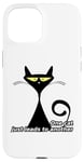 Coque pour iPhone 15 UN CHAT MÈNE JUSTE À UN AUTRE. Le parfait