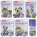 Beaphar Dog Puppy Cat Kitten Calming Spray Spot On Collar Tablets Reduces Stress