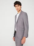 BOSS Jasper Mix &amp; Match Suit Jacket - Grey, Grey, Size 46=Uk36, Men