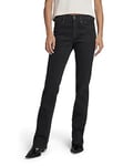 G-STAR RAW Women's Noxer Bootcut Jeans, Blue (worn in midnight black od D21437-A634-G117), 30W / 30L