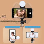 Selfie Stick With Detachable Fill Light Phone Tripod Extendable Up To 26.8in GHB