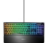 STEELSERIES Apex 3 Gaming Keyboard, Black