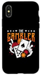 iPhone X/XS The Gambler Poker Game Casino Luck Loves Gambling Poker Dice Case