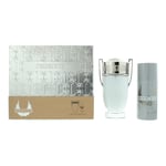 Paco Rabanne Mens Invictus Eau de Toilette 200ml + Deodorant Spray 150ml Gift Set - One Size