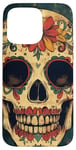 iPhone 15 Pro Max Skull Mexican Sugar Skull art Sugar skull Floral Case