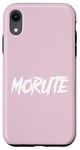 Coque pour iPhone XR Morute Aesthetic Poupée effrayante + Mignon Horreur Goth Dents