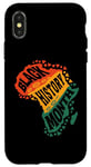 Coque pour iPhone X/XS Mois de l'histoire des Noirs - pour les Américains aux racines africaines