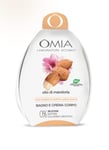 OMIA Huile d'amande, coffret cadeau Ovetto, salle de bain en soie de 400 ml et crème corporelle de 200 ml, ensemble de bain femme, crème pour corps hydratant et bain pour femme, lot de 2