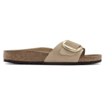 Madrid Big Buckle Natural Leather Nubuck Narrow - Sandcastle