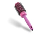 Olivia Garden Expert Blowout Shine – Rose - 45 - Brosse ronde en céramique antistatique pour brushing brillant et sans frisottis