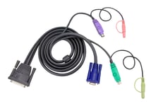 ATEN 10FT PREMIUM 5-IN-1 PS2 KVM & AUDIO CABLE F/MASTERVIEW PRO